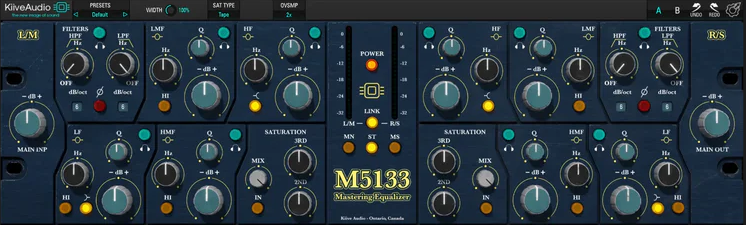 [母带处理均衡器插件]Kiive Audio M5133 Incl Keys v1.0.2 [WiN, MacOSX]（56MB+312MB）
