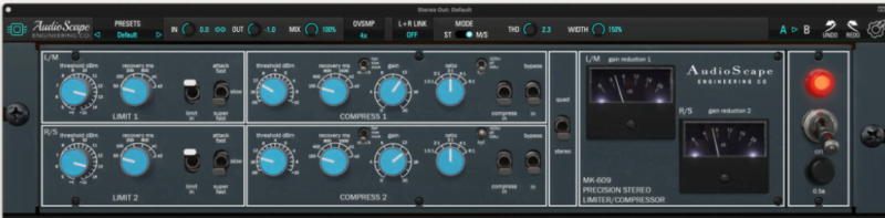 经典复刻总线压缩效果器！Kiive Audio Audioscape MK-609 v1.0.2 WIN&MAC