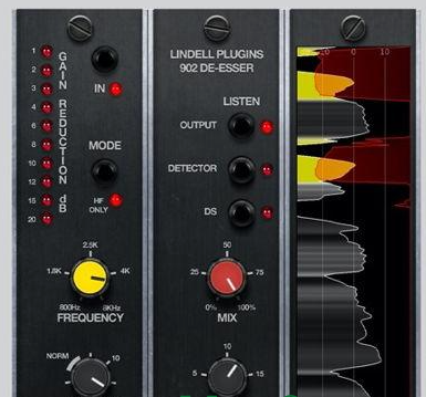 消除齿音 – Plugin Alliance Lindell Audio 902 De-Esser v1.0.2 WIN/v1.0.0 MACvst615音频资源网-音频网站-vst3插件下载-音频网-音频插件下载-机架源码-插件源码-源码-vst插件 vst615音频资源网