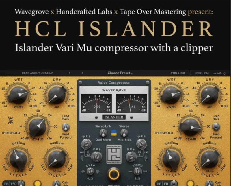 压缩机 – Wavegrove HCL Islander v1.1.1 WINvst615音频资源网-音频网站-vst3插件下载-音频网-音频插件下载-机架源码-插件源码-源码-vst插件 vst615音频资源网