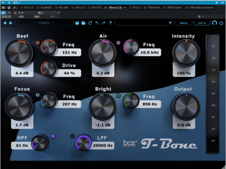 均衡器 Boz.Digital.Labs.T-Bone.v2.0.12.Incl.Keygen-R2Rvst615音频资源网-音频网站-vst3插件下载-音频网-音频插件下载-机架源码-插件源码-源码-vst插件 vst615音频资源网