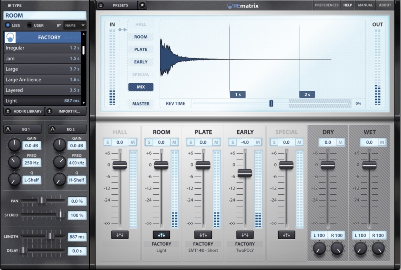 独特混响效果器！Overloud REmatrix v1.2.12 WIN&MAC