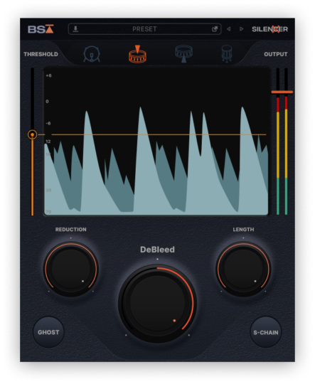 鼓点门限效果器！Black Salt Audio Silencer v1.0.1 WiN版vst615音频资源网-音频网站-vst3插件下载-音频网-音频插件下载-机架源码-插件源码-源码-vst插件 vst615音频资源网