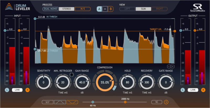 鼓组动态增益插件！Sound Radix Drum Leveler v1.2.0 WIN版vst615音频资源网-音频网站-vst3插件下载-音频网-音频插件下载-机架源码-插件源码-源码-vst插件 vst615音频资源网