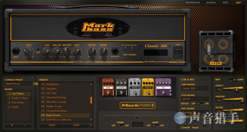 箱头模拟效果器！Overloud Mark Studio 2 v2.0.20 WIN版vst615音频资源网-音频网站-vst3插件下载-音频网-音频插件下载-机架源码-插件源码-源码-vst插件 vst615音频资源网