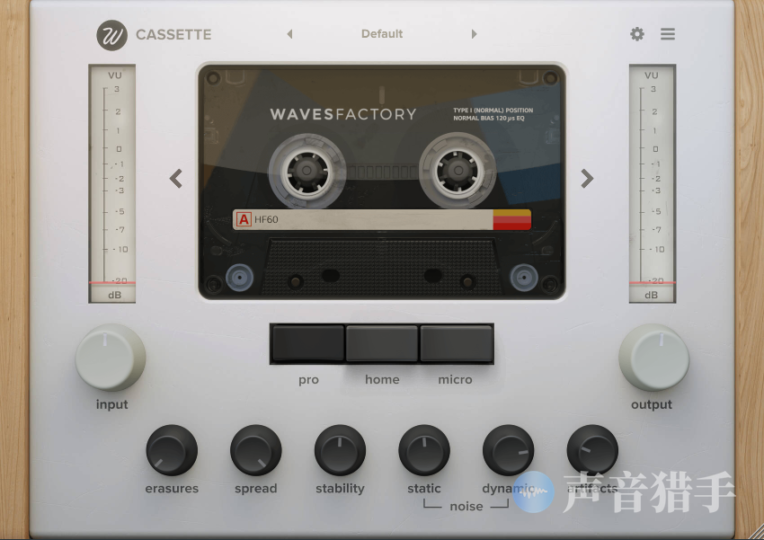 磁带饱和效果器！Wavesfactory Cassette v1.0.6 WIN版vst615音频资源网-音频网站-vst3插件下载-音频网-音频插件下载-机架源码-插件源码-源码-vst插件 vst615音频资源网
