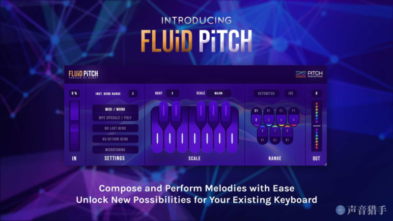 键盘弯音工具！Pitch Innovations Fluid Pitch v1.5.0 WIN版vst615音频资源网-音频网站-vst3插件下载-音频网-音频插件下载-机架源码-插件源码-源码-vst插件 vst615音频资源网