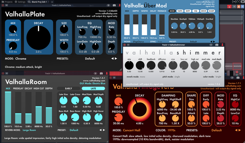 高品质混响套装！Valhalla DSP Bundle 2022.01 (MacOS M1 / INTEL 版本)vst615音频资源网-音频网站-vst3插件下载-音频网-音频插件下载-机架源码-插件源码-源码-vst插件 vst615音频资源网