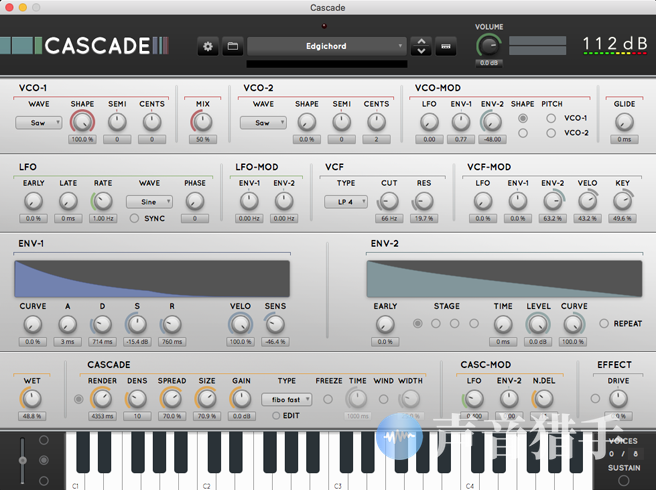 80年代复古延迟效果器！112dB Cascade v1.3.0 WIN版vst615音频资源网-音频网站-vst3插件下载-音频网-音频插件下载-机架源码-插件源码-源码-vst插件 vst615音频资源网