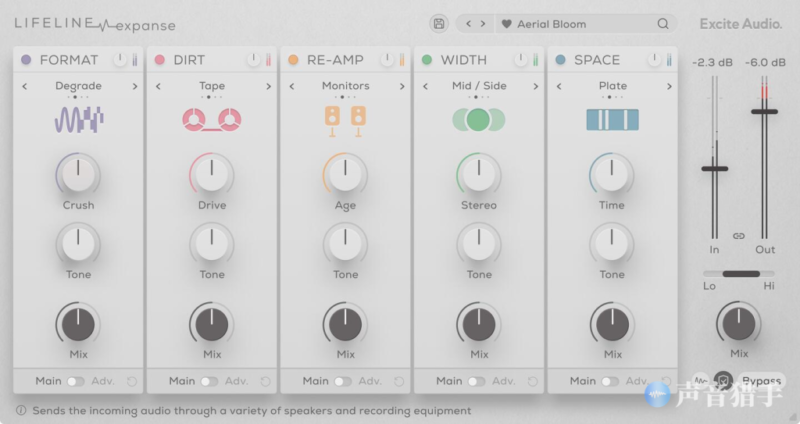 多重效果音频插件！Excite Audio Lifeline Expanse v1.1.6.0 WIN版