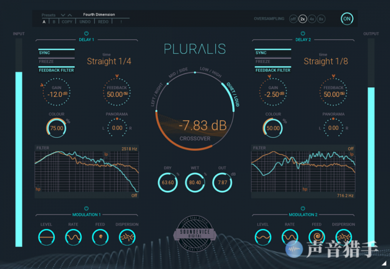专业延迟效果器！Soundevice Digital Pluralis v1.2 WIN版