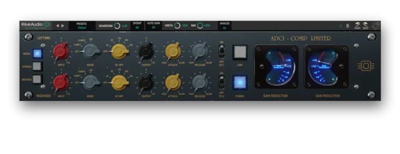 最经典压缩效果器！Kiive Audio ADC1 Compressor v1.0.1 WIN&MAC（2022.11.17更新版本）vst615音频资源网-音频网站-vst3插件下载-音频网-音频插件下载-机架源码-插件源码-源码-vst插件 vst615音频资源网