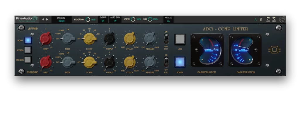 最经典压缩效果器！Kiive Audio ADC1 Compressor v1.0.1 WIN&MAC（2022.11.17更新版本）