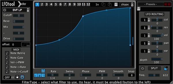 侧链压缩插件 Xfer Records LfoTool v1.762 for Win&Mac