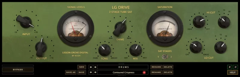 电子管饱和&失真效果器！Kush Audio LG Drive v1.0.0 WIN版vst615音频资源网-音频网站-vst3插件下载-音频网-音频插件下载-机架源码-插件源码-源码-vst插件 vst615音频资源网