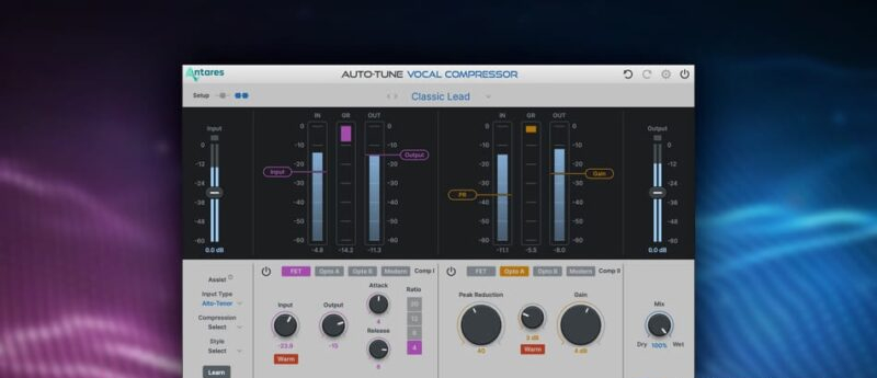 AI人声压缩效果器！Antares Auto-Tune Vocal Compressor v1.0.0 CE MacOSX-V.R