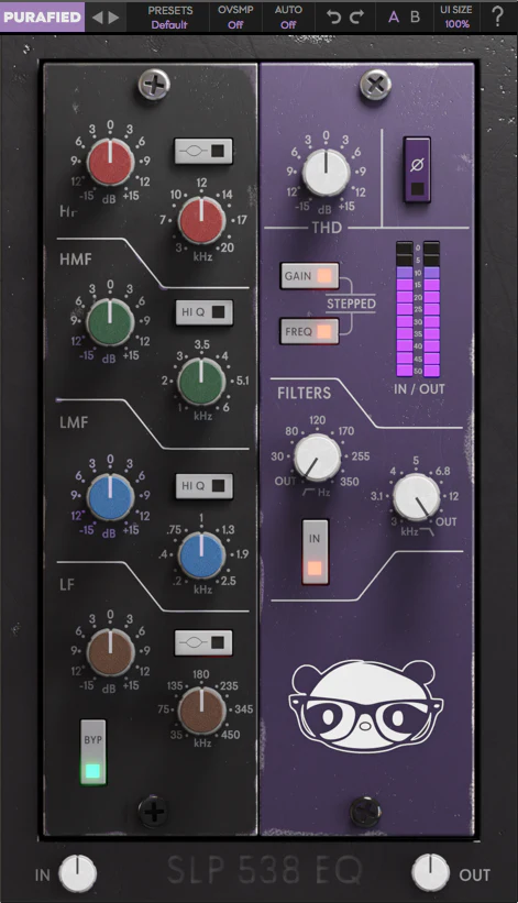 通道条EQ！Purafied SLP 538 EQ v1.0.1 WiN&MAC