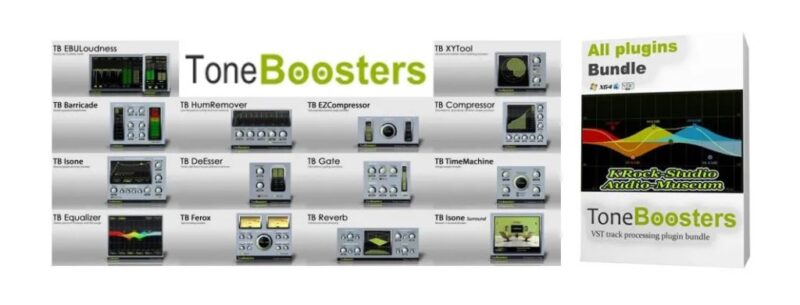 音频效果器插件包 ToneBoosters Plugin Bundle v1.6.7 WIN&MAC