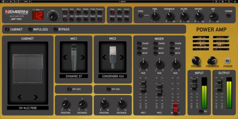 电子管放大器!Nembrini Audio JMP Pro Valve Guitar Amplifier v1.0.0 WiNvst615音频资源网-音频网站-vst3插件下载-音频网-音频插件下载-机架源码-插件源码-源码-vst插件 vst615音频资源网