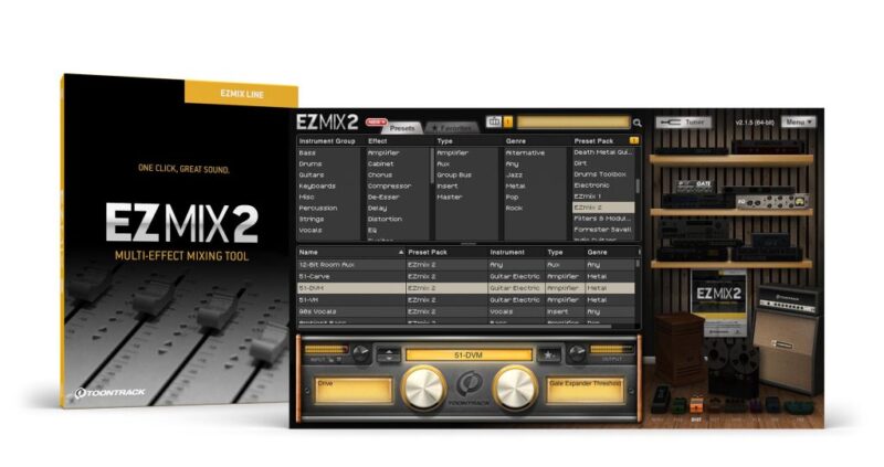 综合混音母带处理效果器！Toontrack EZmix v2.2.3 WIN&MACvst615音频资源网-音频网站-vst3插件下载-音频网-音频插件下载-机架源码-插件源码-源码-vst插件 vst615音频资源网