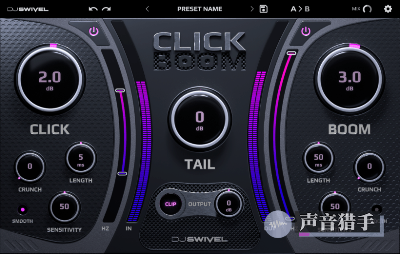 瞬态低音整形插件！DJ Swivel Click Boom v1.0.0 WIN&Macvst615音频资源网-音频网站-vst3插件下载-音频网-音频插件下载-机架源码-插件源码-源码-vst插件 vst615音频资源网