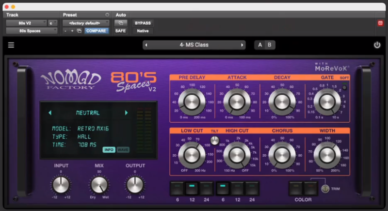 80年代氛围 – Nomad Factory 80s Spaces 2.4.0 WIN