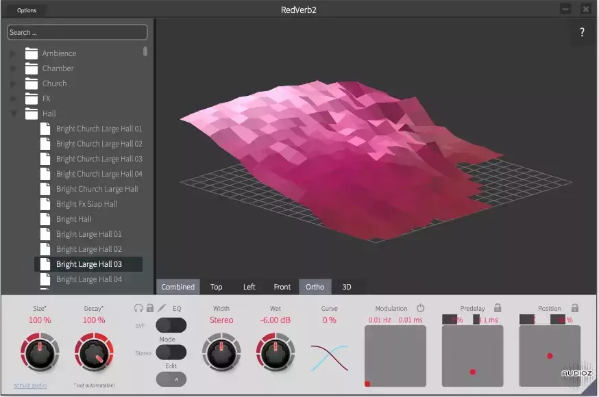 schulz audio RedVerb v2.1.2147 CE – VR