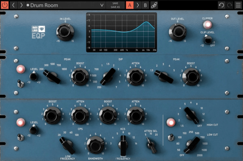 最真模拟均衡效果器！Overloud Gem EQP v1.0.3 WIN&MAC