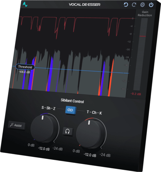 一键AI智能去齿音插件！Antares Vocal De-Esser v1.0.0 WIN&MACvst615音频资源网-音频网站-vst3插件下载-音频网-音频插件下载-机架源码-插件源码-源码-vst插件 vst615音频资源网