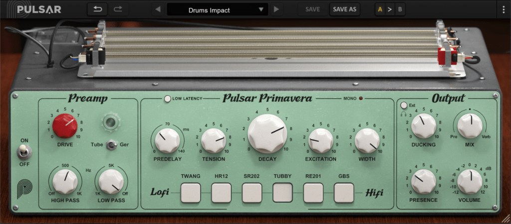 复古混响效果器！Pulsar Audio Pulsar Primavera v1.1.5 WIN&MAC