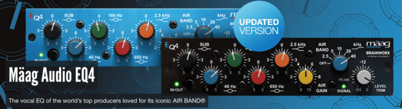 加入暗黑皮肤的高频激励均衡效果器！Plugin Alliance Maag EQ4 v.1.16.1 WIN&MAC U2B（附安装教程）vst615音频资源网-音频网站-vst3插件下载-音频网-音频插件下载-机架源码-插件源码-源码-vst插件 vst615音频资源网