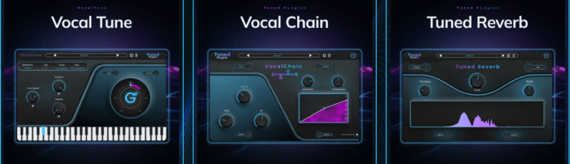 专业零延迟人声混音效果器合集！Tuned Plugins Vocal Essentials Bundle v2024.09 WIN&MAC