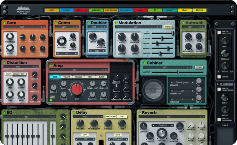 [多合一吉他效果器插件]Muramasa Electrum v3.0 [WiN]（12Mb）vst615音频资源网-音频网站-vst3插件下载-音频网-音频插件下载-机架源码-插件源码-源码-vst插件 vst615音频资源网