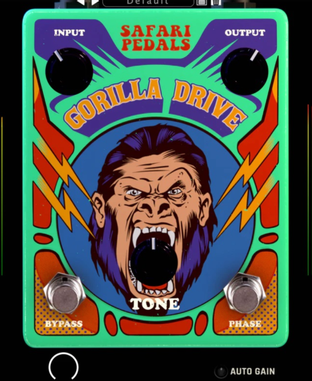 大猩猩过载 – Safari Pedals Gorilla Drive – Warm analog saturation in a plugin 1.0.23 WIN