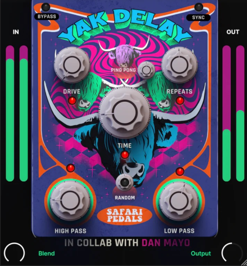 延迟 – Safari Pedals – Yak Delay Wild delay wDan Mayo 1.3.54 WIN