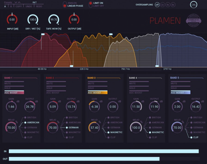多频段饱和器 – United Plugins & Soundevice Digital Plamen v1.0 WIN
