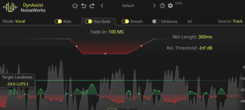 [提升录音效率的人声编辑插件]NoiseWorks DynAssist v2.1.4 [WiN]（366.3MB）