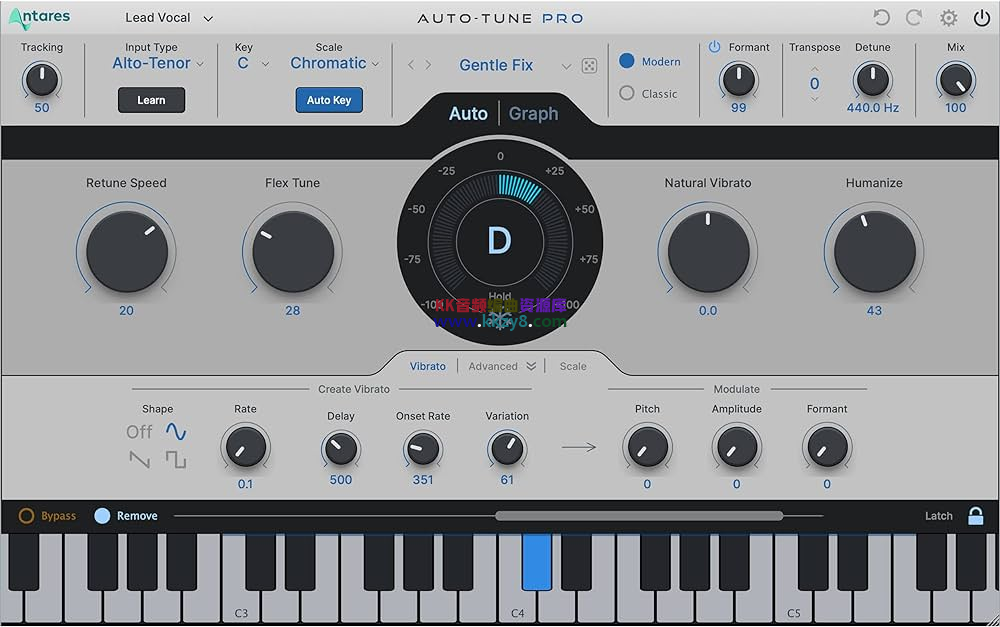 最流行电音插件！Antares Auto-Tune Pro X v10.3.1 WIN版