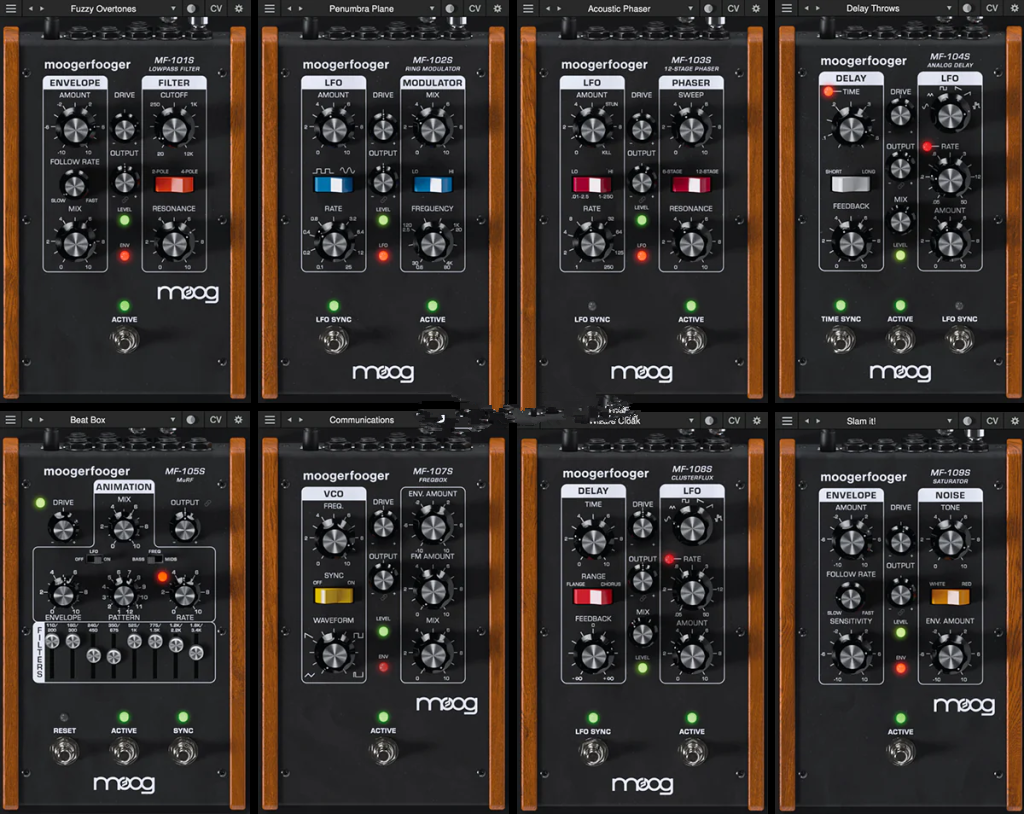 传奇效果器套装！Moog Music Moogerfooger Effects Plugin Bundle v1.2.0 WiN版