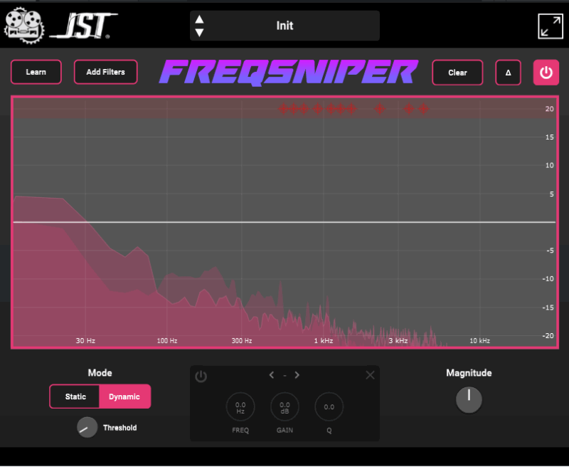 自动扫频均衡器 FreqSniper 0.9.9vst615音频资源网-音频网站-vst3插件下载-音频网-音频插件下载-机架源码-插件源码-源码-vst插件 vst615音频资源网