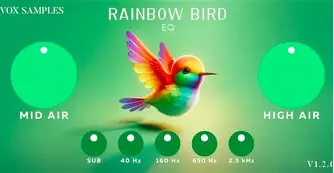 EQ均衡Rainbow Bird EQ Pluginvst615音频资源网-音频网站-vst3插件下载-音频网-音频插件下载-机架源码-插件源码-源码-vst插件 vst615音频资源网