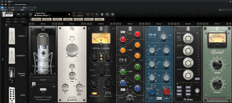 提取插件64位封装专用 Slate Digital Virtual Mix Rack板岩通道条