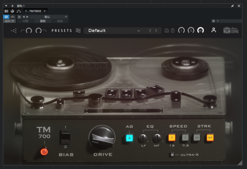 提取插件64位封装专用 ToneEmpireTM700V2磁带机效果器