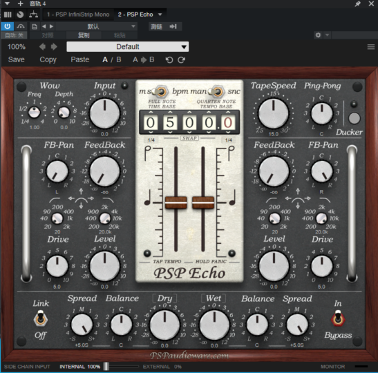 提取插件64位封装专用 PSP Echo复古磁带延迟vst615音频资源网-音频网站-vst3插件下载-音频网-音频插件下载-机架源码-插件源码-源码-vst插件 vst615音频资源网