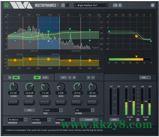 多频段动态处理器 – Wave Arts MultiDynamics 7.00 WINvst615音频资源网-音频网站-vst3插件下载-音频网-音频插件下载-机架源码-插件源码-源码-vst插件 vst615音频资源网