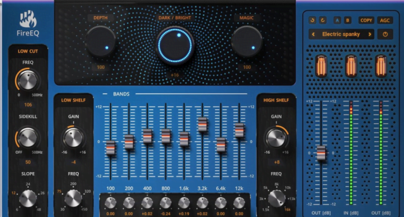 [一钮改变混音方式的EQ均衡器]FireSonic FireEQ v2.0 [WiN]（9.7MB）