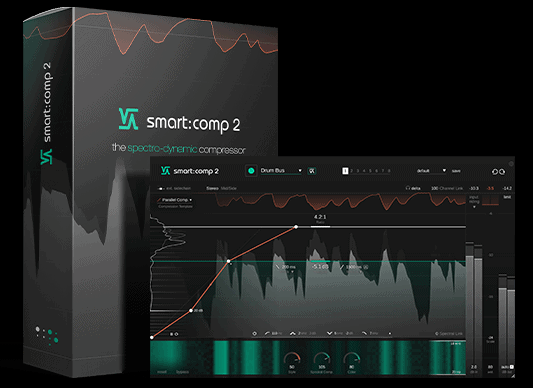 频谱动态压缩 – Sonible SmartComp 2 v1.0.3 WIN MAC