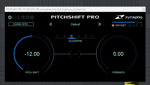 Zynaptiq PITCHSHIFT PRO v1.2.0 [WiN]