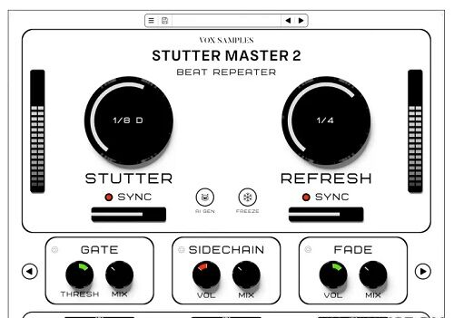 Vox Samples - Stutter Master 2 节拍中继器 v2.3.5 VST3，AAX x64vst615音频资源网-音频网站-vst3插件下载-音频网-音频插件下载-机架源码-插件源码-源码-vst插件 vst615音频资源网