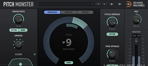 Devious Machines - Pitch Monster v1.3.14 VST，VST3，AAX x64 [R2R] - 音高转换器 vst615音频资源网-音频网站-vst3插件下载-音频网-音频插件下载-机架源码-插件源码-源码-vst插件 vst615音频资源网